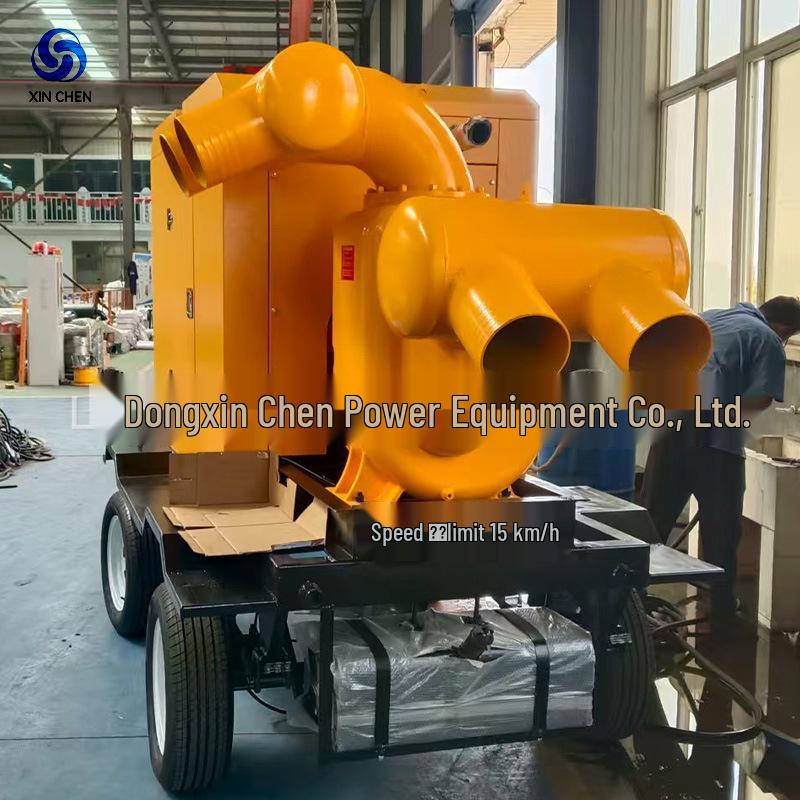 1000m³ Mobile Diesel Water Pump Truck for Flood Control and Drainage