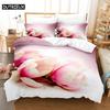 Комплект постельного белья Red Rose, пододеяльник, наволочка, 3D HD, двуспальная кровать, двуспальная кровать, односпальная кровать, 3 шт., 2 шт., цветок для спальни