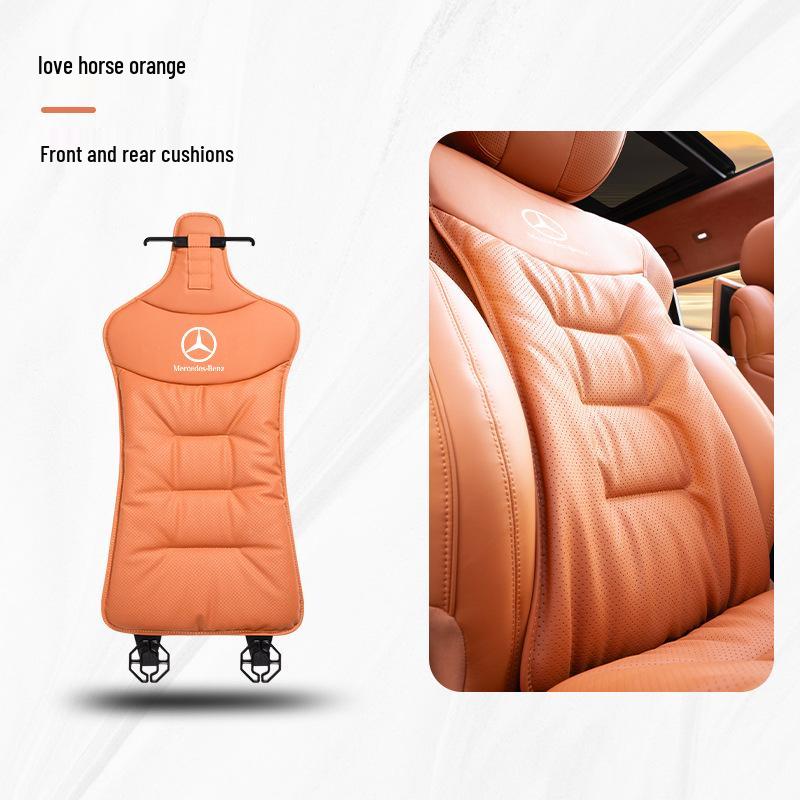 Всесезонные чехлы на сиденья автомобиля из кожи наппа для Mercedes-Benz, BMW, Tesla и Volkswagen - Мягкие для лета