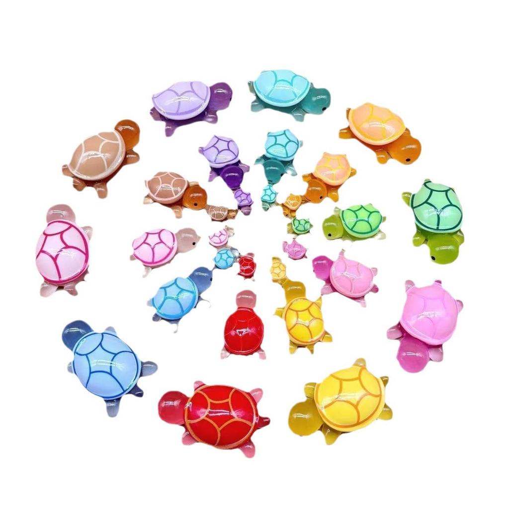 Светящиеся миниатюрные украшения в виде черепахи: Набор для подвесного декора на рабочий стол своими руками