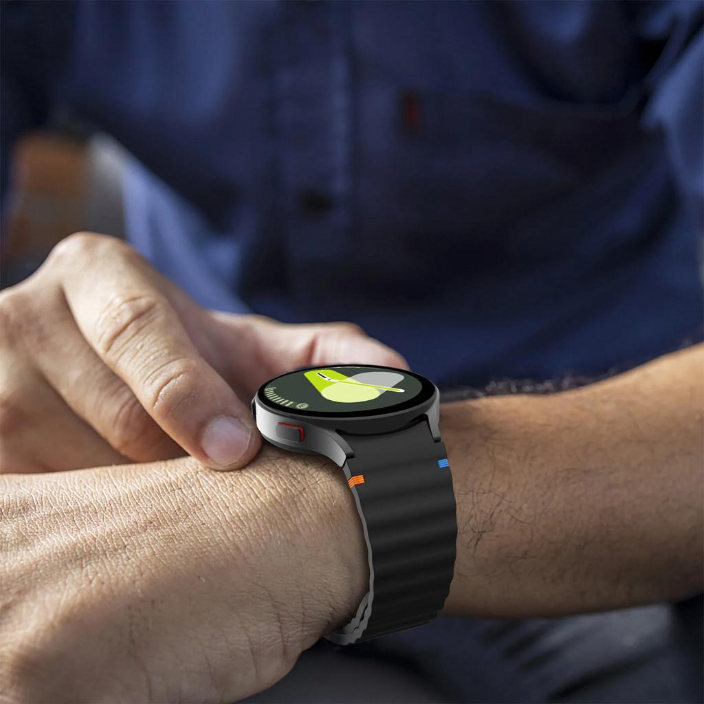 Оригинальный ремешок для Samsung Galaxy watch 7/FE/5 Pro/6/4 classic 44 мм 40 мм силиконовый спортивный ремешок-браслет correa Galaxy watch 7 Strap