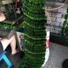 Искусственные листья ротанга и украшение из плюща