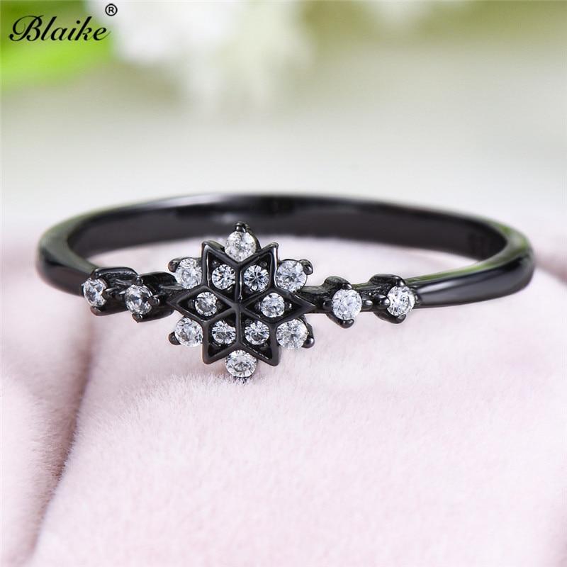 Минималистичные кольца из стерлингового серебра s925 для женщин, маленькое кольцо с кристаллами и цветком, тонкое кольцо с цирконом, обручальные кольца со снежинками