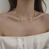Double-Layer Pearl Choker: Trendy, Elegant, Retro Necklace for Women