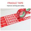 Высокая вязкость Экспресс-бокс Красный Хрупкий Предупреждающая лента Упаковочная лента Клейкая Запечатывание картонных коробок