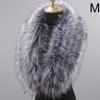 Winter Large Faux Fox Fur Collar Fake Fur Coat Scarves Luxury Women Men Jackets Hood Shawl Decor Female Neck Collar Wraps