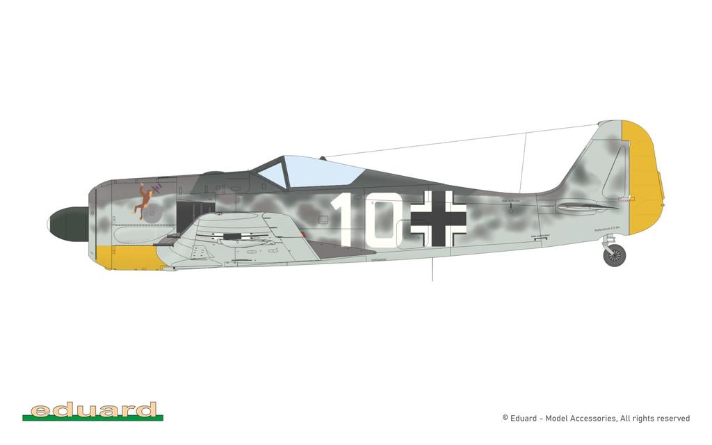 eduard Пластиковая модель Weekend Edition EDU84205 1/48 Fw190A-3 (Самолет)