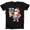Christmas Santa Ho Ho Hold My Beer Xmas Funny Gift Black T Shirt 231