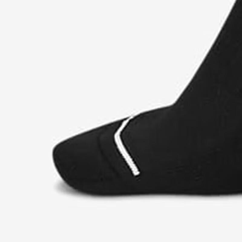Jordan Unisex Athletic Socks Quick-Dry Breathable Letter Logo 3-Pack Short Socks DX9656-010 Black XL