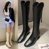 Белые сапоги высокие сапоги женская новая обувь женские маленькие высокие каблуки осенне-зимние сапоги длинные сапоги женские