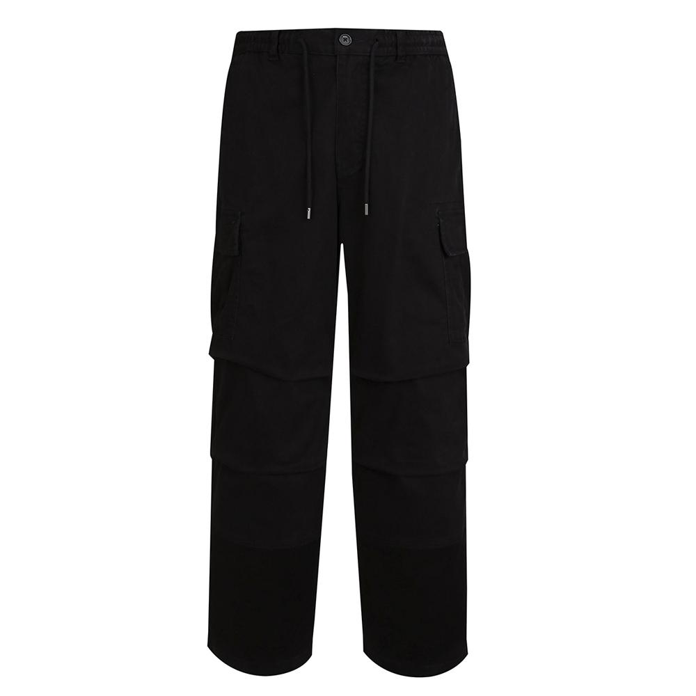 BUCKAROO Cotton Spandex Parachute Cargo Pants Black
