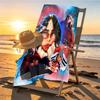 Billie Eilish Print Beach Towel Design, Soft, Lightweight. for Home Bathroom, Spa, Pool, Yoga, Surfing, Camping, Gift for Family, Friend