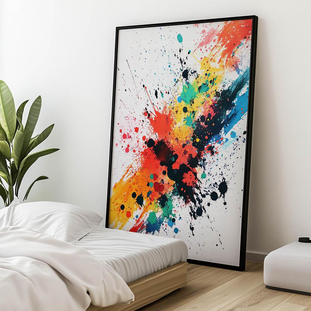 Eksplozja Kolorów Eksplozja Kolorów, 70X100 Cm, Bez Ramy, Płótno Premium Na Blejtramie