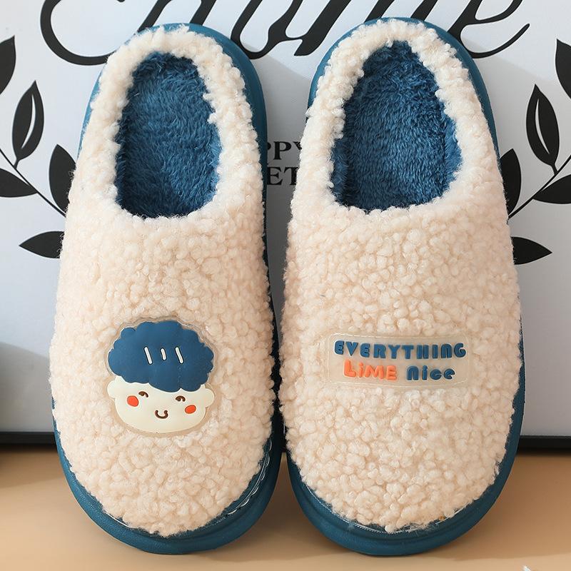 Новые мужские и женские тапочки, осенние и зимние хлопковые тапочки, домашнее тепло, нескользящая износостойкая парная обувь