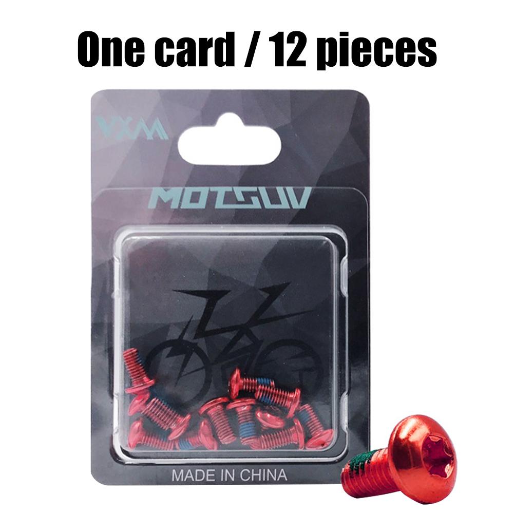 OZ 12 шт. M5x10 мм ротор дискового тормоза горного велосипеда болты Torx T25 крепежный стальной сплав