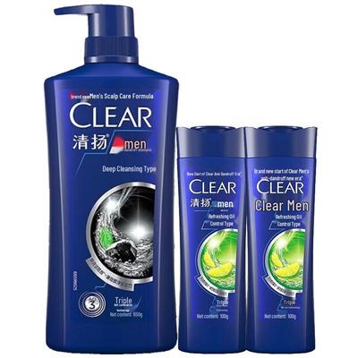 Набор мужского шампуня Clear Глубокое очищение против перхоти