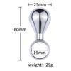 Металлическая анальная пробка с кольцом для начинающих, анальное расширение, игрушки для точки G для мужчин и женщин