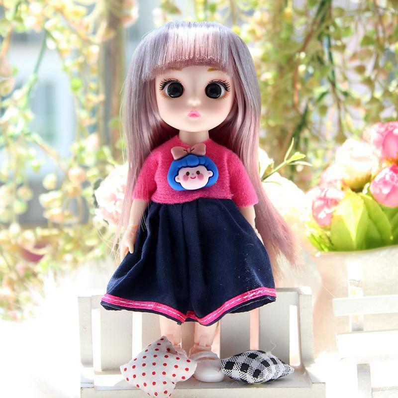 6-дюймовая кукла для девочек с 13 шарнирами, 17 см, сменная кукла Барби, набор принцессы, подарок на день рождения ребенку