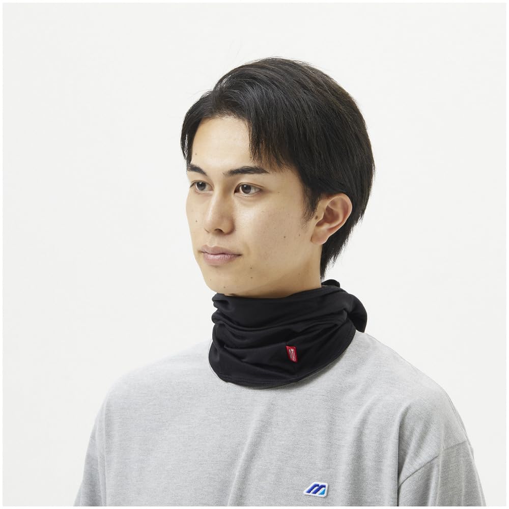 Mizuno Breath Thermo Дыхание для повседневной жизни и холода Размер F Балаклава, Материал, генерирующий тепло, Термо, Спорт, Одежда, Погода, B2JYB500, Унисекс, Черный,