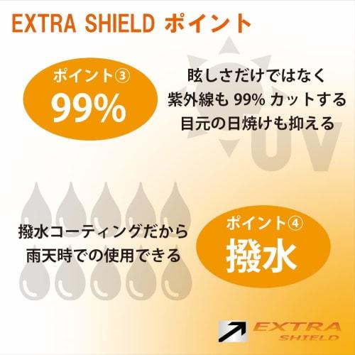 Yamashiro Motorcycle Helmet Mirror Shield EXTRA Shield Shoei CPB-1V Dark Smoke/Blue [Compatible With: Glamster] EX119400