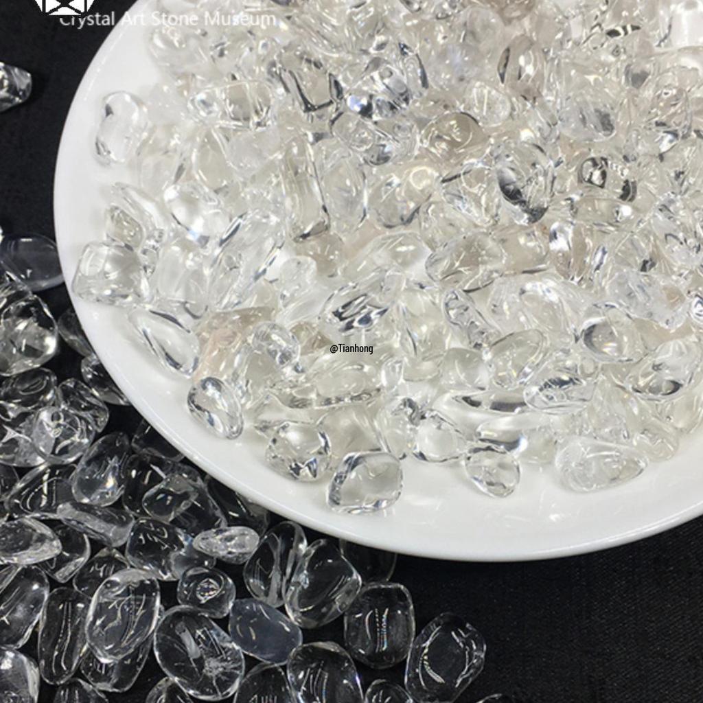 Himalayan Natural White Crystal Gravel for Bonsai, Fish Tanks, Landscaping, and Decoration