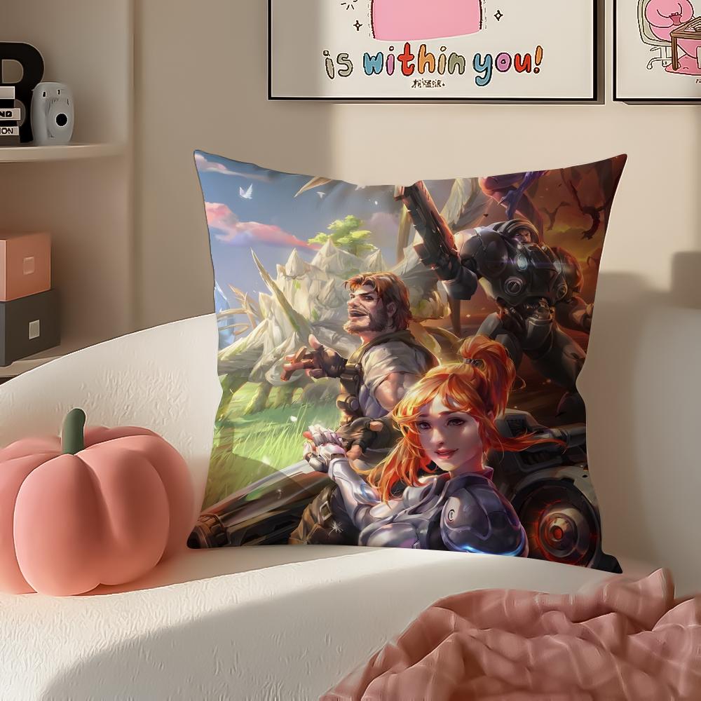 Game SciFi SStarCraft Cushion Cover Pillowcase Short Plush Invisible zipper Room Sofa Cushion Cover