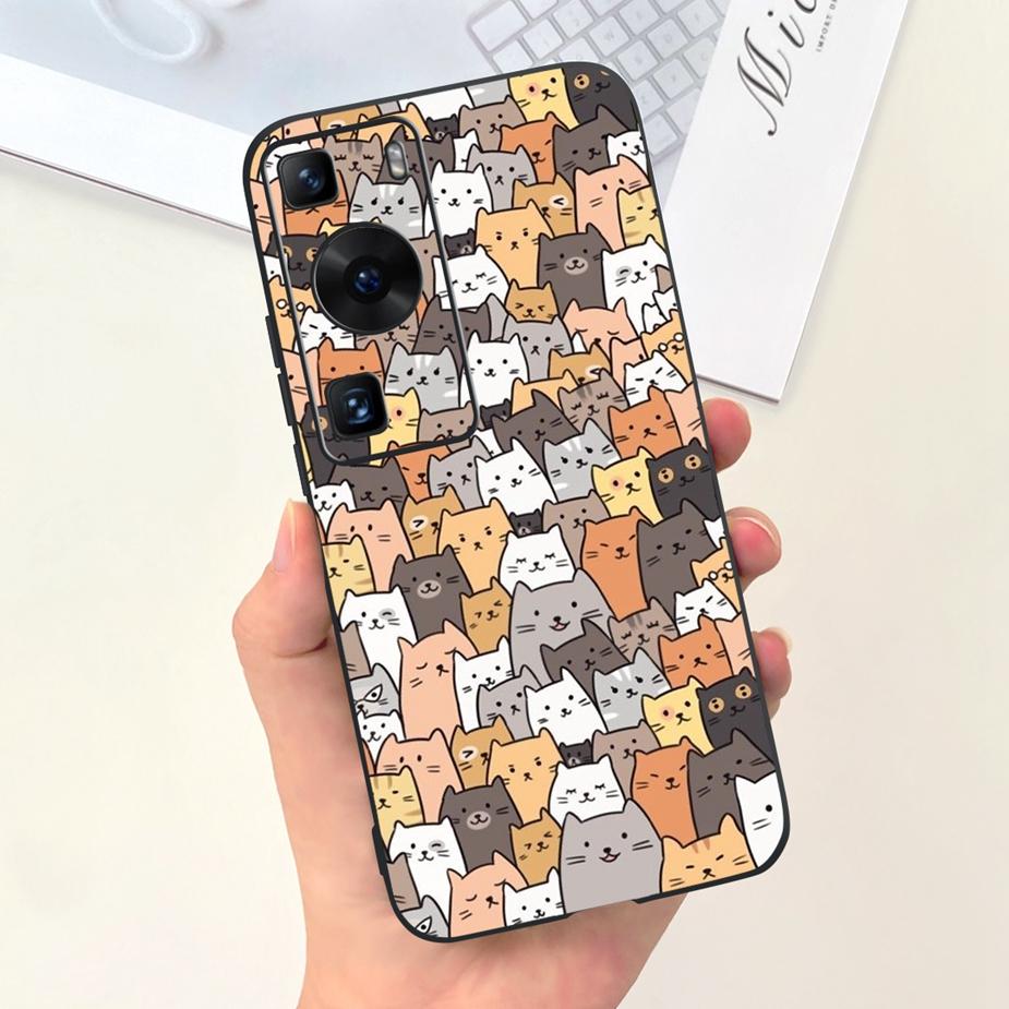 Чехол для Huawei P60 Pro LNA-AL00 Милый мультяшный чехол Мягкий силиконовый чехол для телефона Для Huawei P60 Art P 60 Pro P60Pro Fundas Бампер