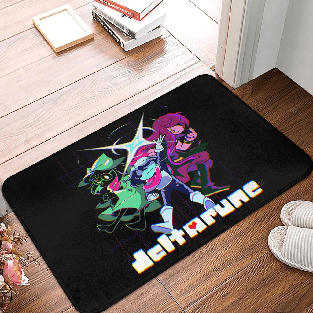Tenna Deltarune Игра Дверь Пол Ванная Коврики Противоскользящие Уличные Это Время ТВ Мем Коврик для прихожей Спальня Балкон Вход Ковер Коврик