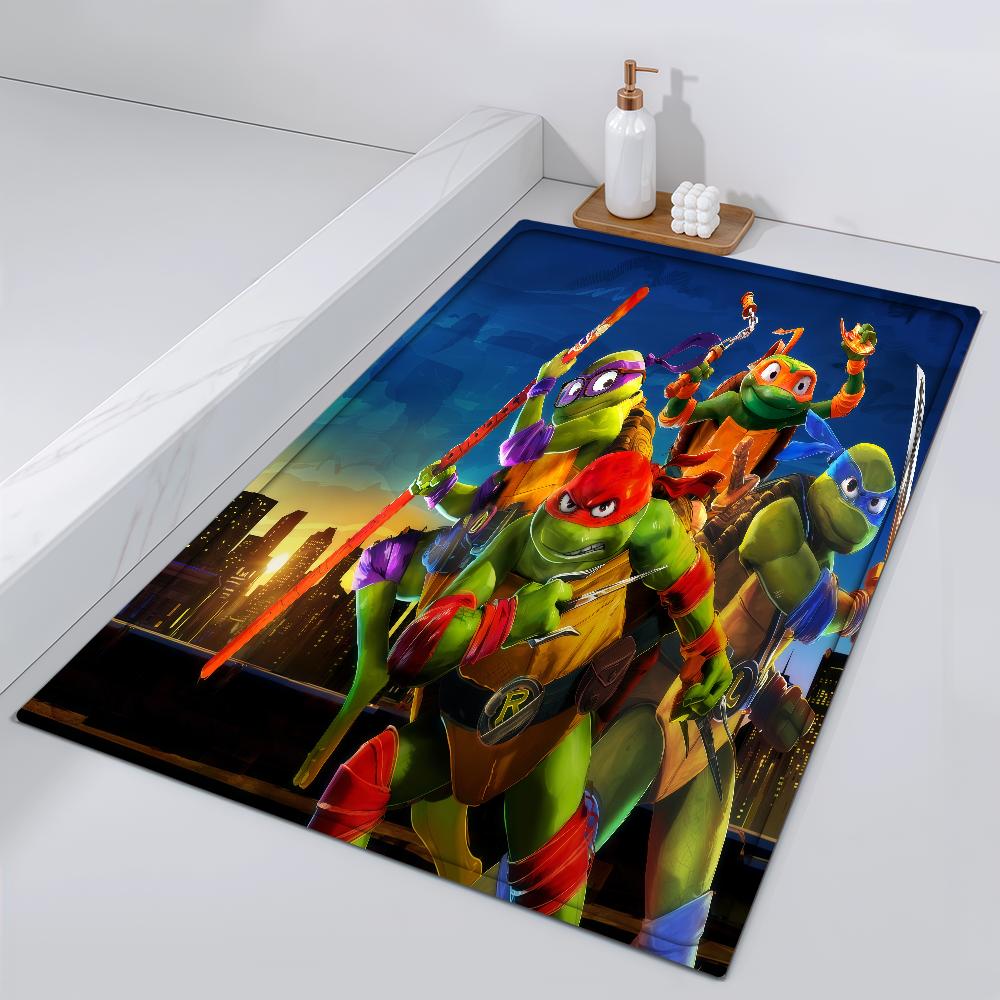Mutant T-Teenage Door Superhero Mat Bedside Entrance Bath Floor Decoration Corridor Door Mat Carpet Living Room Balcony