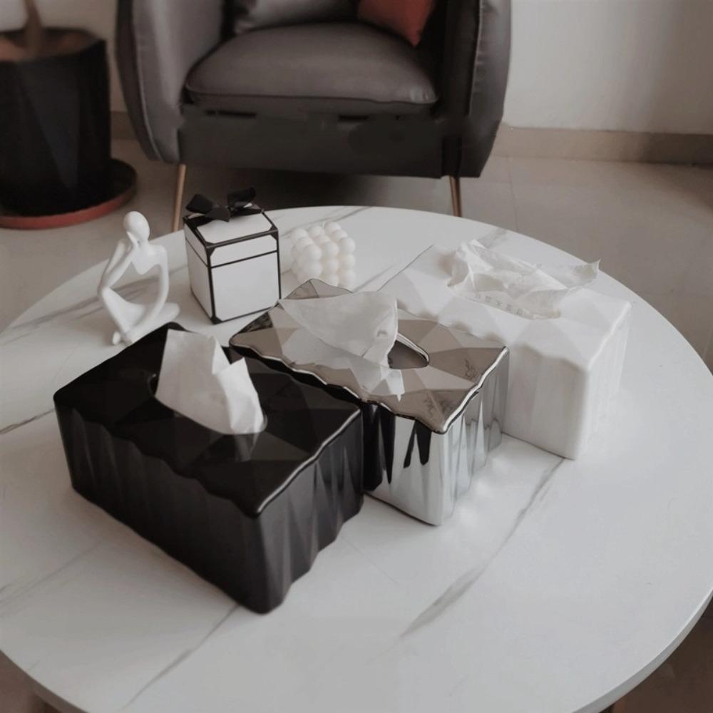 Waterproof Draw Tissue Box Minimalist Tissue Container Modern Tissue Case Home Decoration