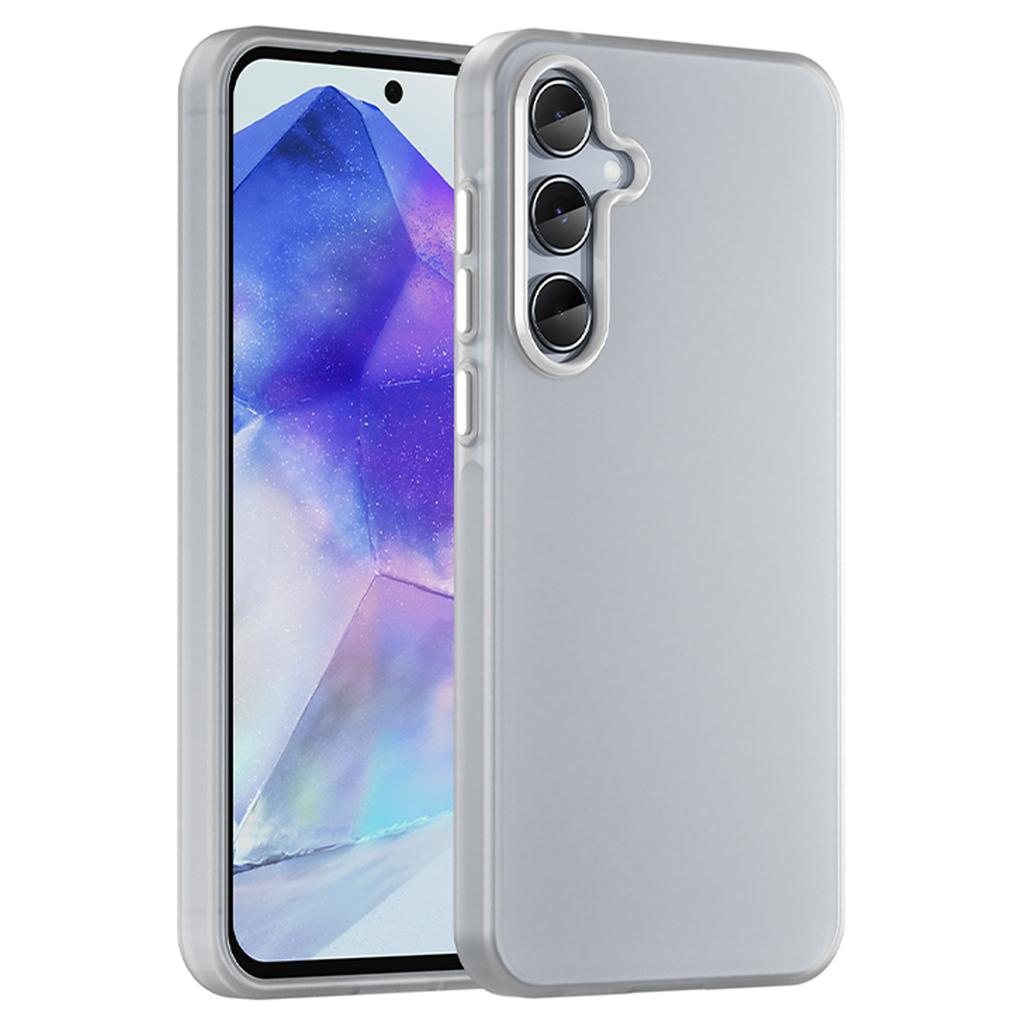 For Samsung Galaxy A55 5G Case TPU+PC Phone Back Cover Matte Translucent Design
