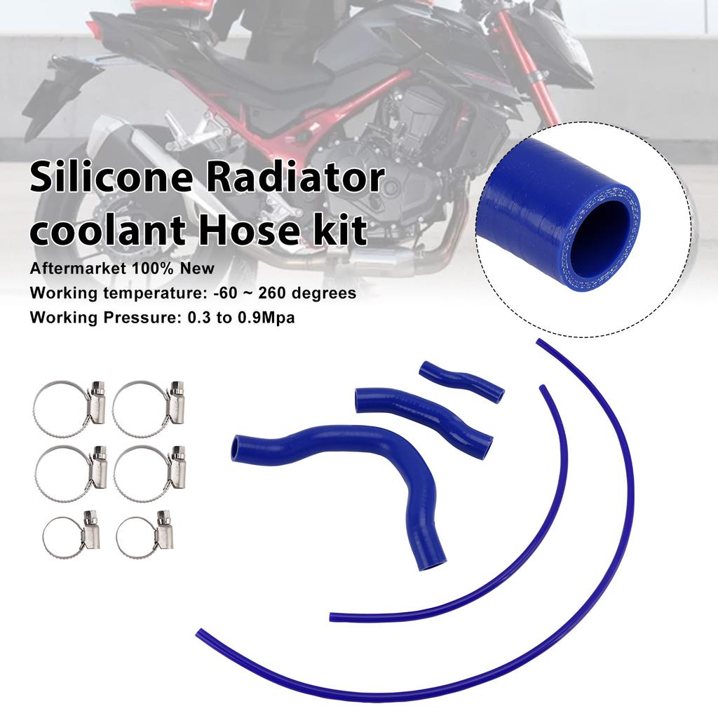 Silicone Radiator coolant Hose For Honda CB750 Hornet XL750 Transalp 23-25 Blue