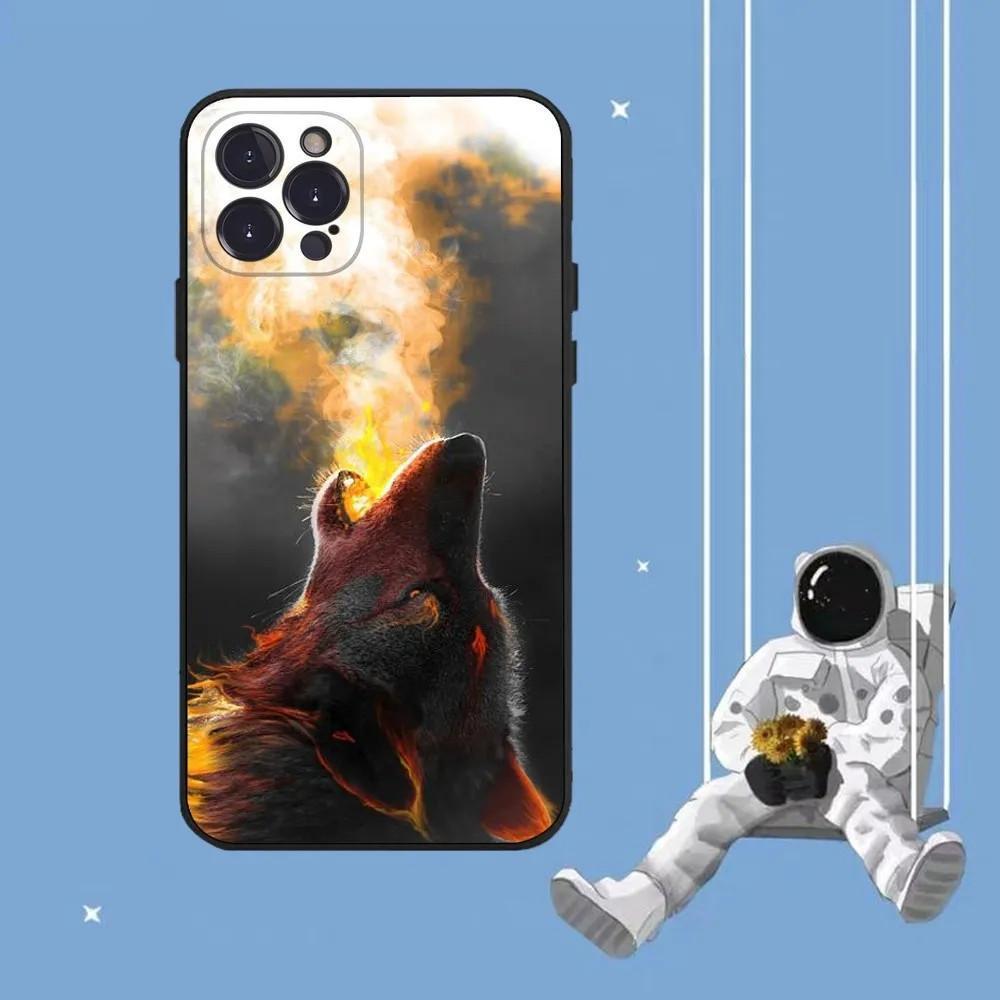 Чехол для мобильного телефона Apple Iphone16, чехол для мобильного телефона Wolf, чехол для мобильного телефона Hair Painted Anti-Drop, чехол для мобильного телефона Huawei Anti-Drop