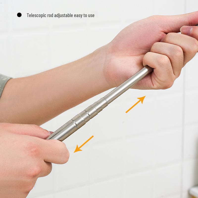 Выдвижная Удлиняемая Щетка для Щелей и Пыльник для Крыши - Инструмент для Уборки Дома для Удаления Пыли Под Кроватями и Другое