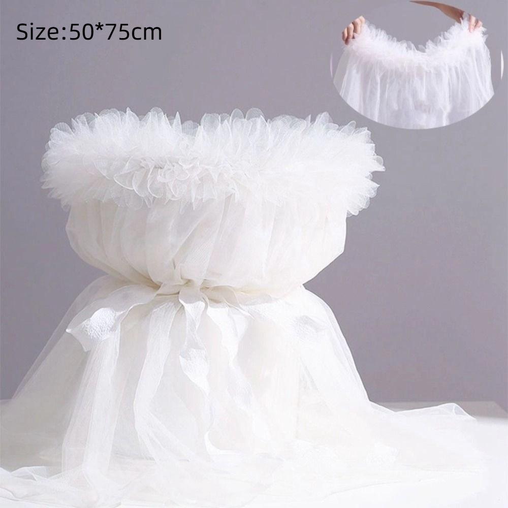 Однотонная пряжа для упаковки цветов 50x75см Декоративная упаковочная пряжа Букет