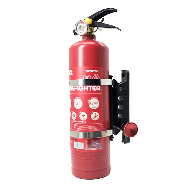 Черный красный автомобильный регулируемый кронштейн огнетушителя для украшения ботинка автомобиля, салона автомобиля