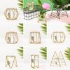 Ornament Plants Frame Hydroponic Vase Terrarium Metal Holder Glass Planter Iron Geometric Pattern
