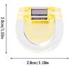 8Pieces Adjustable Hem Clips for Pants Sleeves - Colorful Clothing Clips for tant Shortening,Transparent and Decorative,No Slip Design