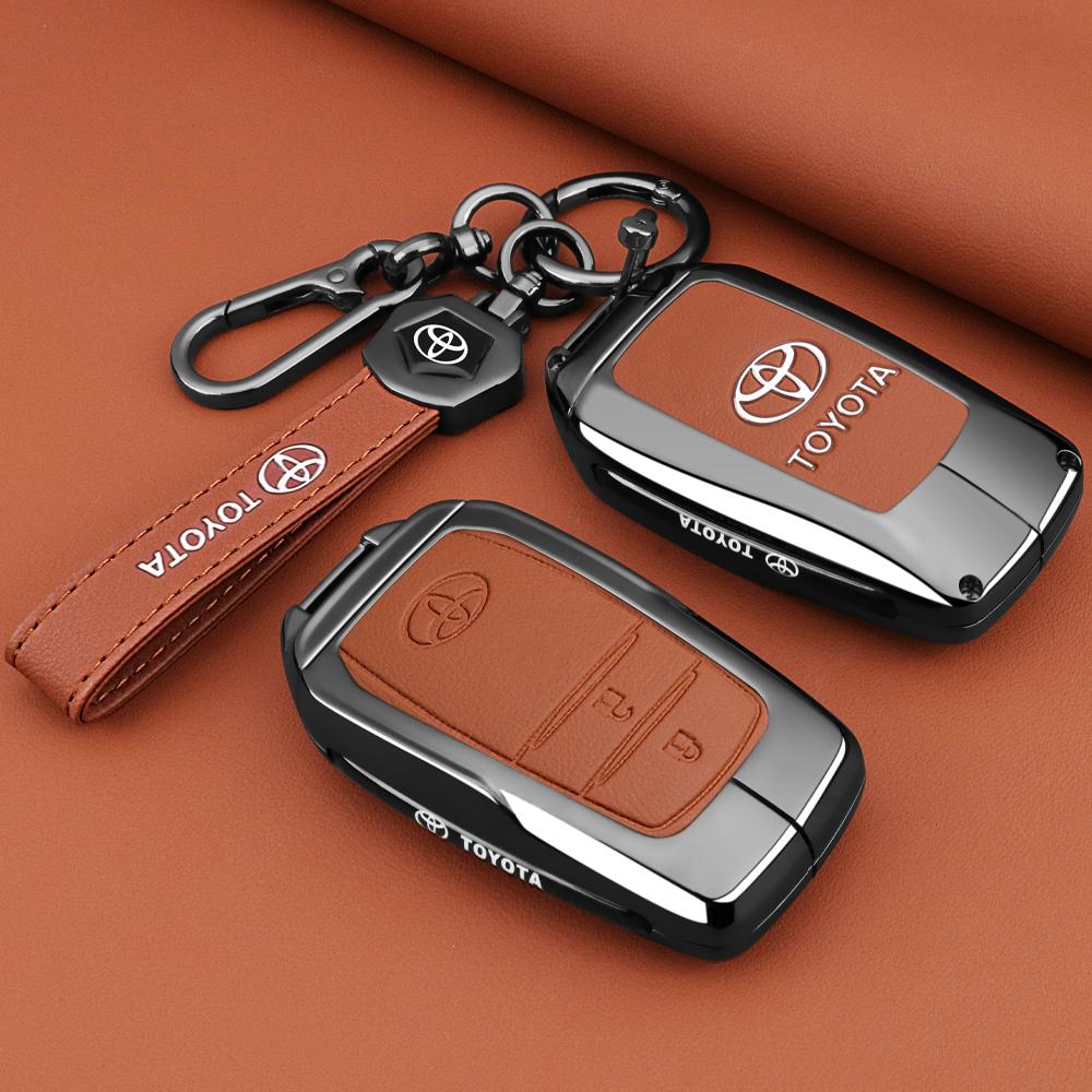2026 Новый кожаный чехол для автомобильного ключа Toyota Для Toyota C-HR Hilux Fortuner Land Cruiser 200 Camry Corolla Crown RAV4 2023 202