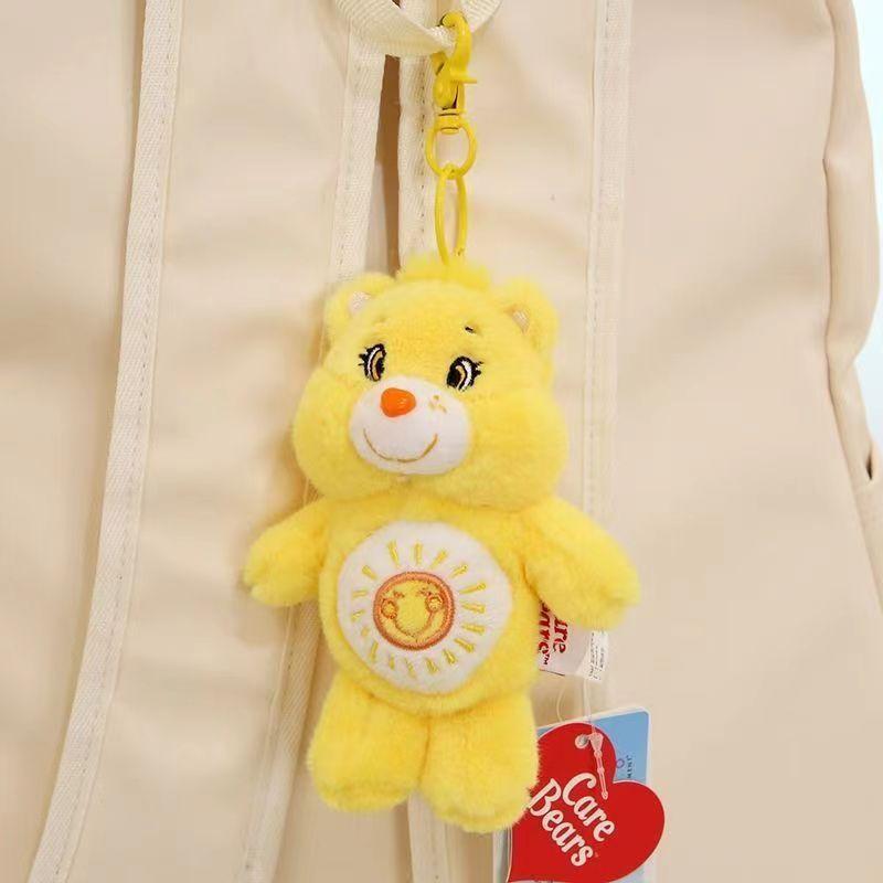 Genuine Care Bears Soft Plush Dolls Keychains Toys Small Pendant Back Hangings Christmas Birthday Graduation Gifts