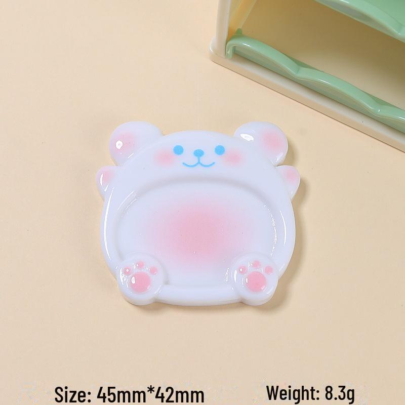 Милая смоляная пластина в виде животного для самостоятельного изготовления ювелирных изделий