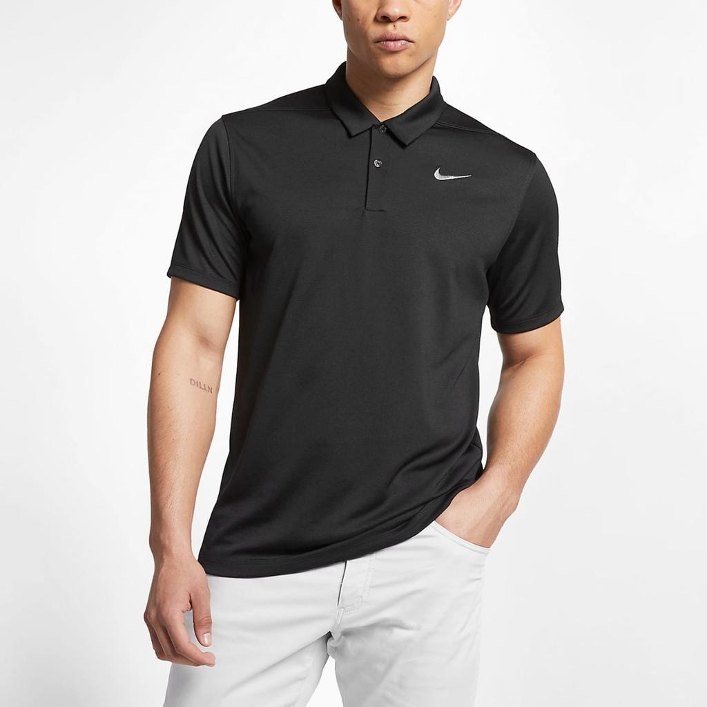 Nike Мужская черная гольф-поло с технологией Dri-Fit AJ5480-010