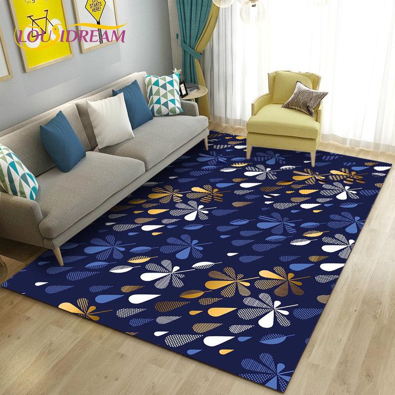 3D коврик в виде гриба, цветка, растения, листа, ковер для гостиной, спальни, дивана, коврик для украшения, кухонный нескользящий напольный коврик