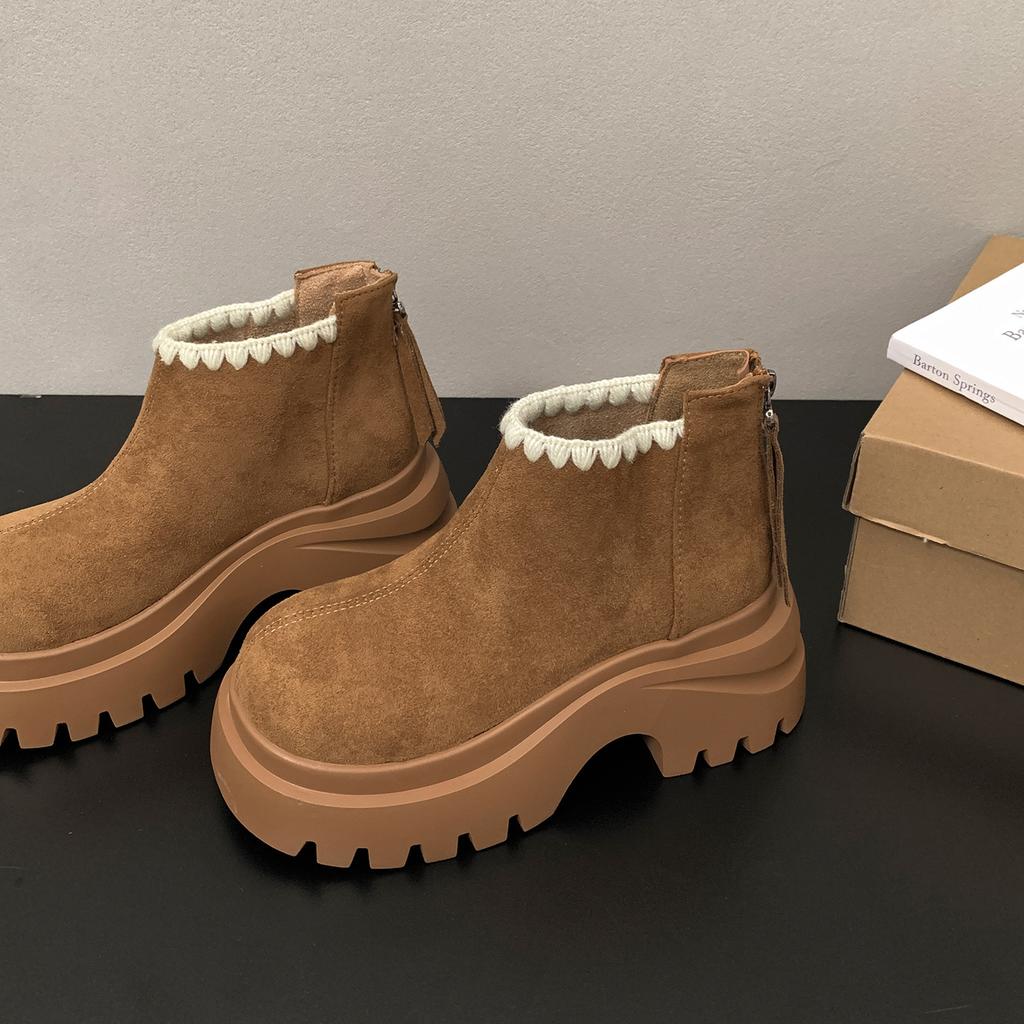 Ботинки Мартина на толстом каблуке и толстой подошве в стиле ретро для фанаток Queen, женские, новые, осень 2025, универсальные зимние короткие ботинки