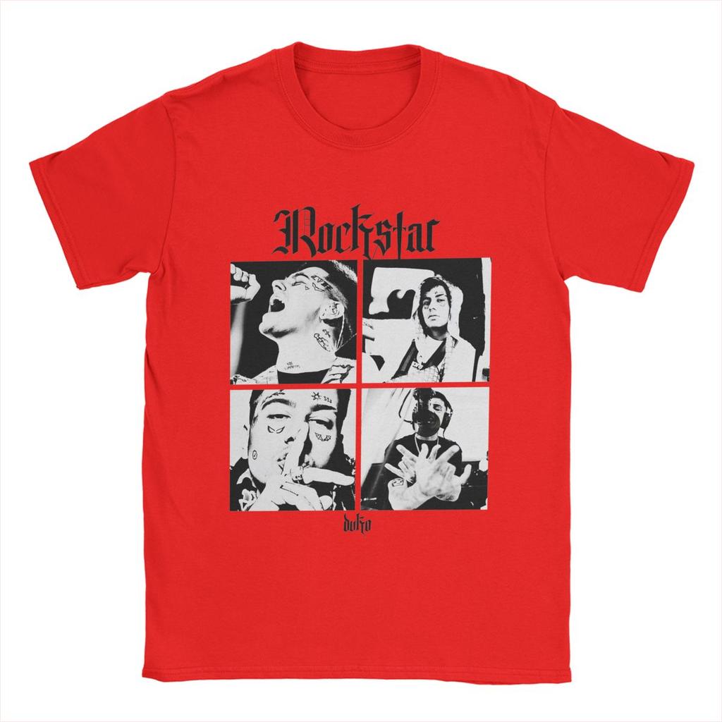 Мужские футболки с изображением рок-звезды Дуки Рэпера, хлопковые топы, юмористические футболки с коротким рукавом и круглым вырезом, уникальные футболки