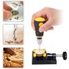 Hand Drill, Pin Vise, Twist Drill, Drill Set, Hand-Operated Drill for Holes, Craft Tool for Precision Woodworking, Includes 10 0.8-3.0mm Drills