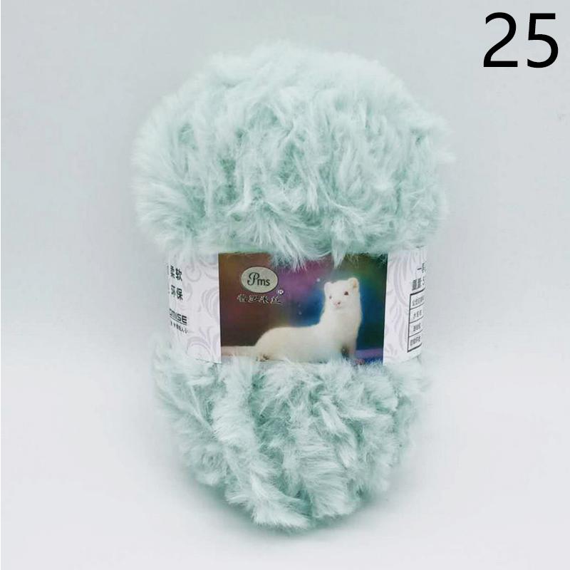 1 шт., 50 г, смешанная пряжа, норковый флис, не скатывается, пряжа для ручного вязания для свитера, шарфа, рукоделия своими руками