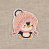 Patch - MONO QUICK - Penguin - 6cm X 5cm - White - 6 Pieces