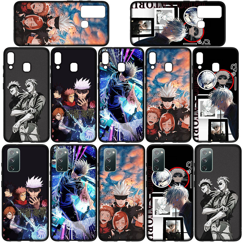 Чехол для iPhone 16 15 Xiaomi Redmi Note 14 13 12 11 Pro Max X 16e Samsung Galaxy S25 S24 S23 Moto OPPO Huawei Jujutsu Kaisen Gojo Satoru Itadori Yuji