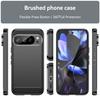 For Google Pixel 10/10 Pro Case Protective Phone Cover Carbon Fiber Texture Brushed